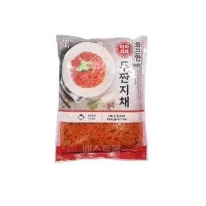 업소용 대용량 반찬단지 마라맛 무짠지채 1kg