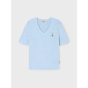 [후아유](센텀시티점)Steve V-neck Cable Short Sleeve Sweater / WHKAG2411F