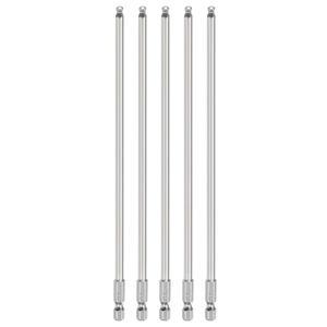 하핑턴 5pcs 볼 엔드 육각 마그네틱 비트 롱 (4mm) 200mm 생크 전동 (8
