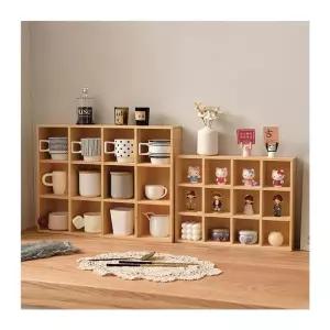 주방 카페 커피잔 수납장 우드 컵진열장 월넛소형