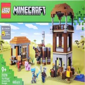 레고 마인크래프트 약탈자 전초기지와 파괴수 21278
