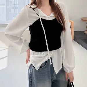 [빅사이즈]이블렛 라프하 크롭 뷔스티에 제이스타일