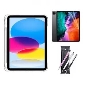 아이패드 에어 2 호환 펜슬젤리 케이스+액정 필름+크리스탈 세트