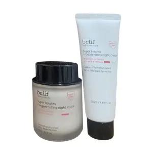 빌리프 슈퍼나이츠 리제너레이팅 나이트 마스크 75ml+50ML/주름잡는 쫀쫀팩