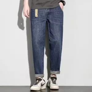 캐주얼 남자청바지 조거 봄가을 청바지 배기핏 데님팬츠 와이드 긴바지 원템5