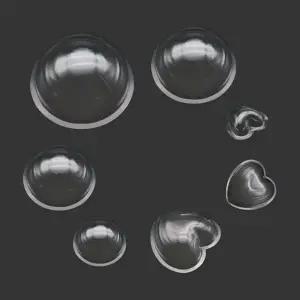 만들기 반구 원형 하트 재료 투명 반구 미술 용품 플라스틱 케이스 장식 수제 몰드 공예 소품 도구