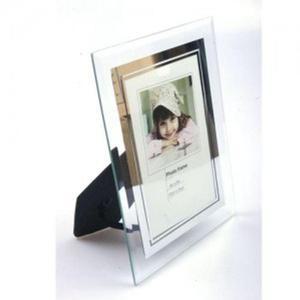 라인 유리 탁상 액자 20x25 가족 웨딩 사진 그림