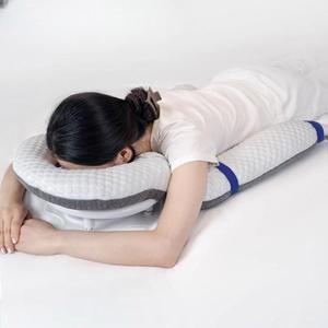 망막베개 그레이 쿠션 34 54cm 낮잠베개 가슴 높이