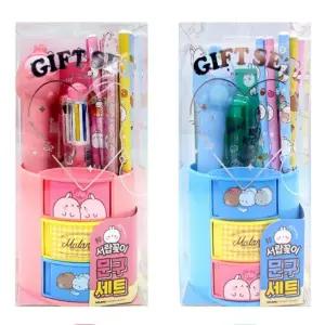 몰랑 원형 문구세트/문구/세트/학용품/초등학교/졸업/선물/어린이/단체/셋트/초등학생/초등/입학/기본/