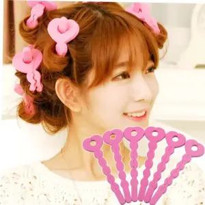 스펀지헤어롤 스펀지 헤어롤 효리스틱컬 그루프 헤어 컬링 셋팅 6p