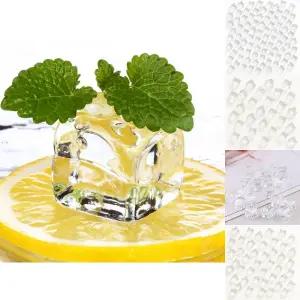 아크릴 얼음 모형 20mm 50개/배경/장식/가짜/음료/소품/용품/조형/촬영/카페/큐브/인테리어/각얼음/아이스