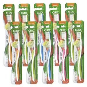 초극세모 칫솔 10p 잇몸케어 치아관리 구강위생 가정용 여행용 휴대용 개별포장