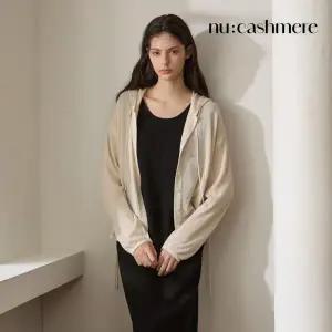 [NU LINEN]누캐시미어 26SS 린넨블렌드 후드가디건