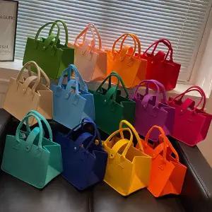 호타로 여성 미니멀 펠트 토트백 가방