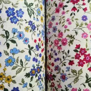 [제이아트](선택:핑크)플로랄 패턴 천 2color꽃무늬원단 고급원단 공작용원단