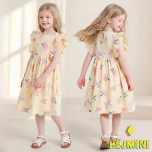 [헤이미니] 플로럴리본원피스