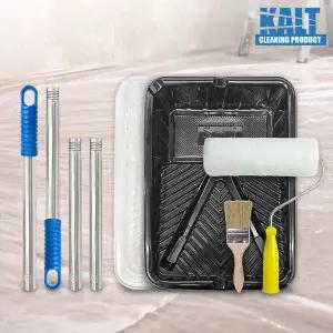 [월드크린]칼트 이지 페인트 대 4단 연장 롤러대 4종 키트 페인팅 트레이 세트 로라대 연결