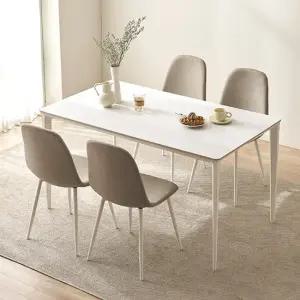 뉴어 포세린 통세라믹 4인 6인 식탁세트