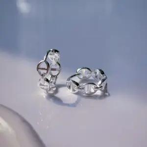 925실버 샹달 체인 모티브 실버 원터치 전체순은 귀걸이