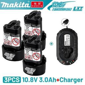 원래 10.8V BL1013 BL1020 마키타 배터리 3.0Ah 충전식 교체 TD090D LCT203W 전원
