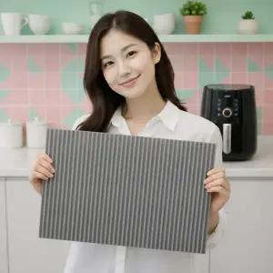 두꺼운 에어프라이어전용매트 오븐 전자레인지 주방 실리콘