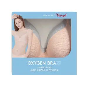 트라이엄프 쿨브라 여름 쿨링 시원한 2매-연베이지/연블루-75B