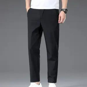 캐주얼 쿨링팬츠 아이템 남성바지 트렌디 슬림 스판 배기핏 배기 입체커팅 아이스 9부 HT5