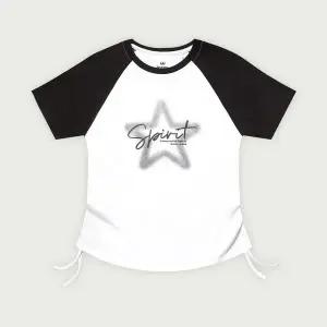 [보리보리/행텐 틴즈]행텐틴즈 여아 래글런 사이드셔링 반팔 티셔츠_100(14520-131-418-05)