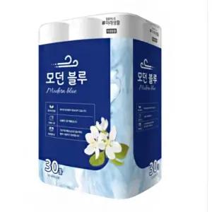 화장지 3겹데코 잘풀리는집 모던블루 롤휴지 30롤