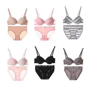 윙크핑크/시크릿 랜덤박스 심플 브라팬티 세트(브라2종 팬티2종_총4종/면(cotton)