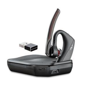 Poly Plantronics Voyager 5200 Bluetooth 무선 헤드셋 소음 감소 비즈니스 이어폰 소프트웨어 지원 Windsm