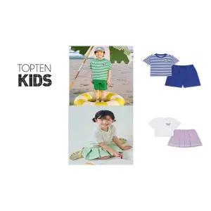 [탑텐키즈](하남점)(인기여름) 남아 여아 에코쿨링 상하셋업 2종택1 MKF2IP1103/MKF2IP2102