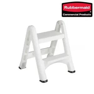 러버메이드 접이식 2단 스텝스툴 가정용 디딤대 업소용 낮은 안전 계단 사다리