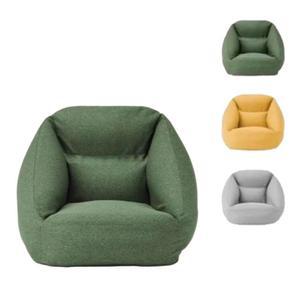 에어빈백 1인용 쇼파 에어소파 야외 경량 캠핑 휴대용 싱글 옐로우 원룸