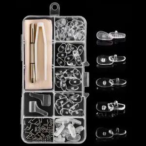 코받침 실리콘 흘러내림방지 안경 코패드 수리 교체 코받침 선글라스 세트 수리 용품 흘러내림 에어 자가