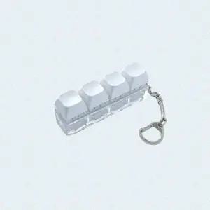 4구 키캡 키링 키보드 버튼 모양 디자인 휴대폰 고리