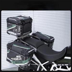 사이드 알루미늄 박스 패니어 스티커 오토바이 데칼 타이거 900