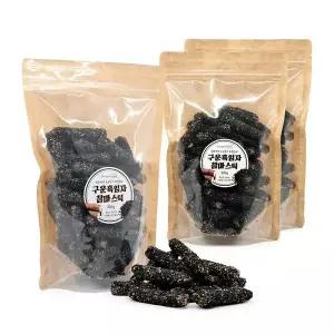 킴스팜팜 U4H4V2Q1 구운흑임자 참마스틱 220g (3개) 깨강정 검은깨 과자 간식