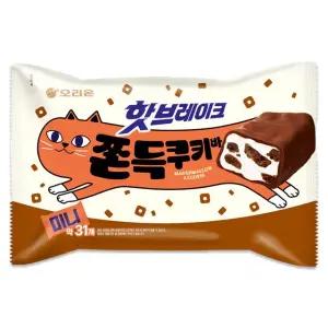 오리온 핫브레이크 미니 쫀득쿠키바 352g