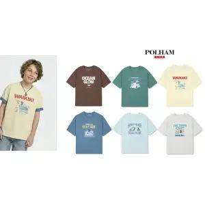 [롯데백화점]폴햄키즈 공용) 에어리쿨 루즈핏 그래픽 반팔티_PKG2TS3831