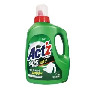 (액츠 퍼펙트3L) 액체세제 세탁세제 일반드럼겸용/액체/세제/세탁/세탁기/빨래/가정용/빨래용/물비누