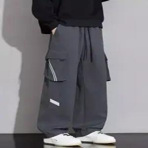 남성 팬츠 가을 캐주얼 빅사이즈 등산 스트레이트 방수 오버사이즈 카고 강화 바람막이 기능 BE3