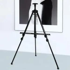 액자받침대 대형 이젤 접이식 메탈 그림 간판 전시용 받침대