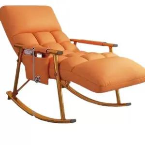 1인용 흔들의자 리클라이나 릴렉스 오렌지 거실