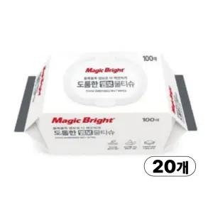 홈플러스 크린센스 도톰한 엠보 물티슈 100매 X 20팩