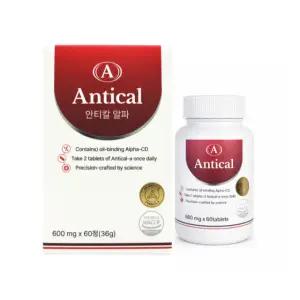 안티칼 알파 초강력 알파올라민 600mg x 60정 36g 1개