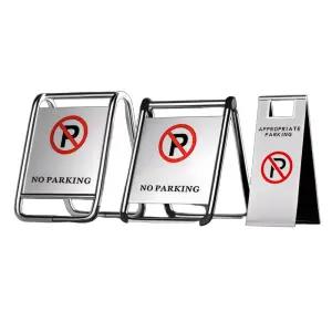 미끄럼주의 안전표지판 스텐 주차금지 안내 팻말