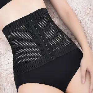 강력압박 코르셋 허리라인 보정 바디쉐이퍼 슬림핏 S라인 후크타입 여성 2색상