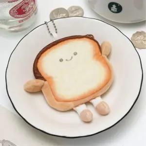 스마일 식빵 인형 에어팟 동전지갑 열쇠고리 키링