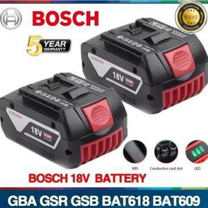 100% Bosch 18V 6.0Ah 전문 리튬 배터리 BAT609 충전식 전동 공구